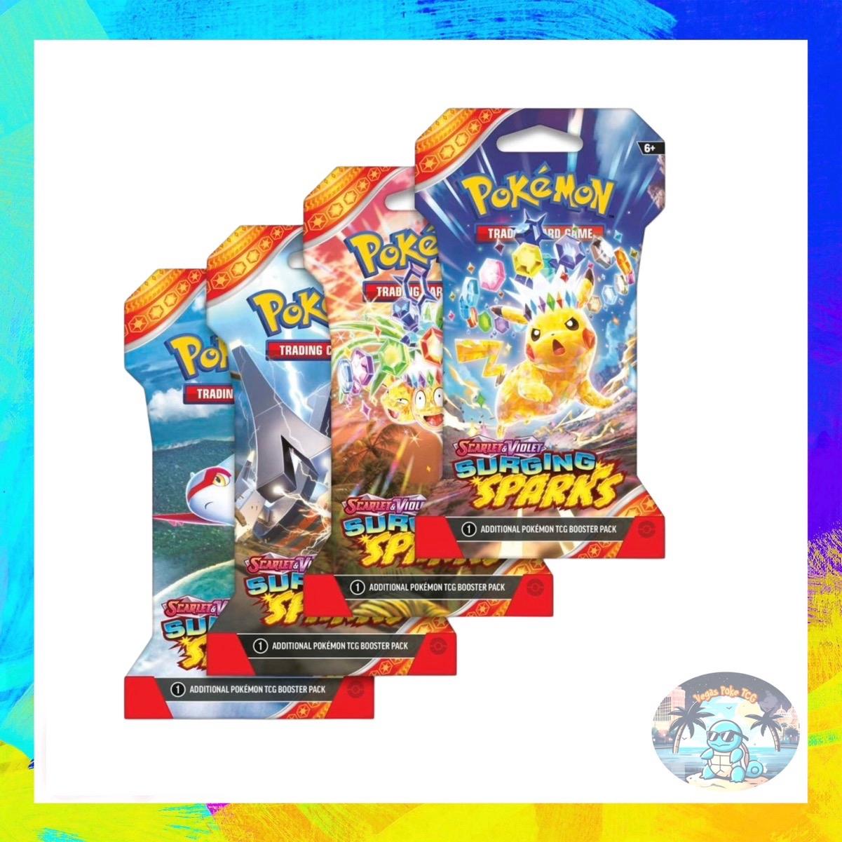 Pokemon TCG: Surging Sparks Sleeve Packs Pokemon SV08